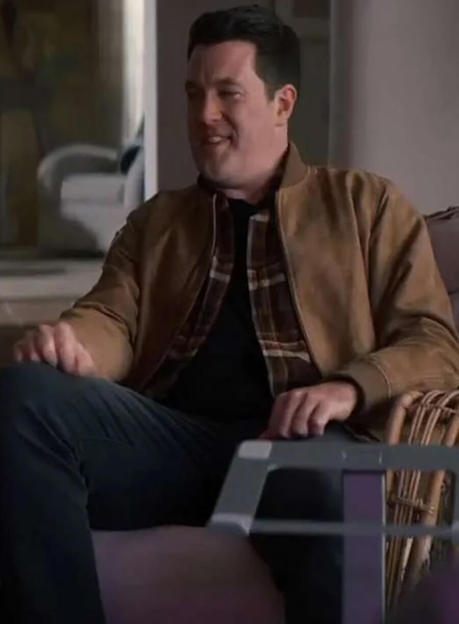 Harpoon Sasha Roklov Inspired Brown Bomber Jacket - Nobody Wants This Style