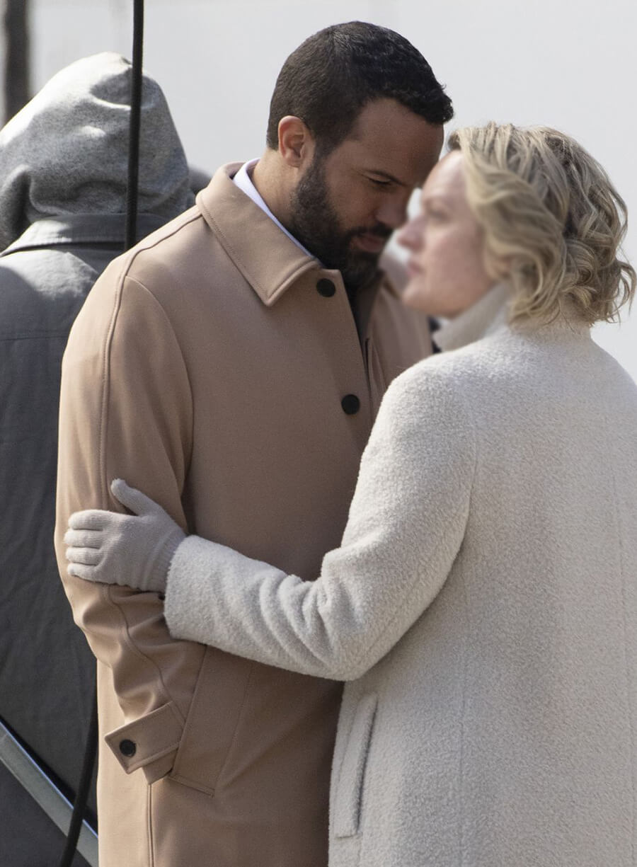 Harpoon Luke Inspired Brown Wool Coat - The Handmaid's Tale Style