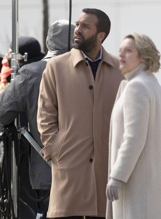 Harpoon Luke Inspired Brown Wool Coat - The Handmaid's Tale Style