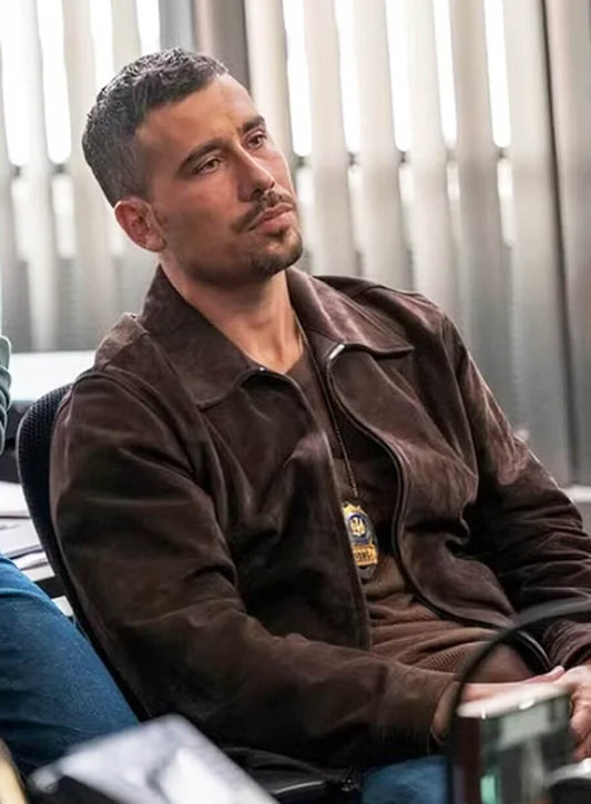 Harpoon Detective Joe Velasco Inspired Brown Leather Jacket - Law & Order SVU Style