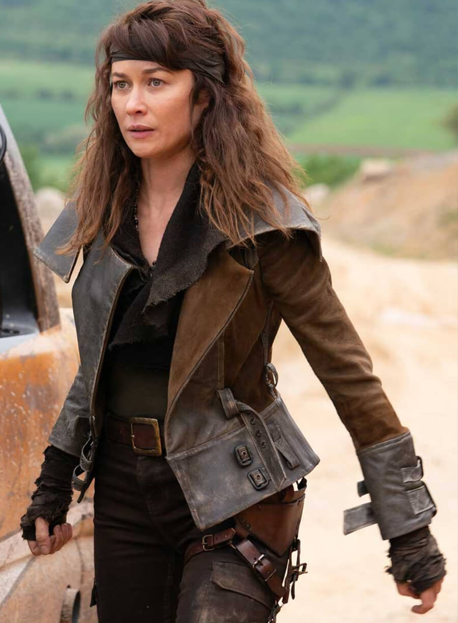 Harpoon Drea Inspired Black and Brown Leather Jacket - Afterburn 2025 Style