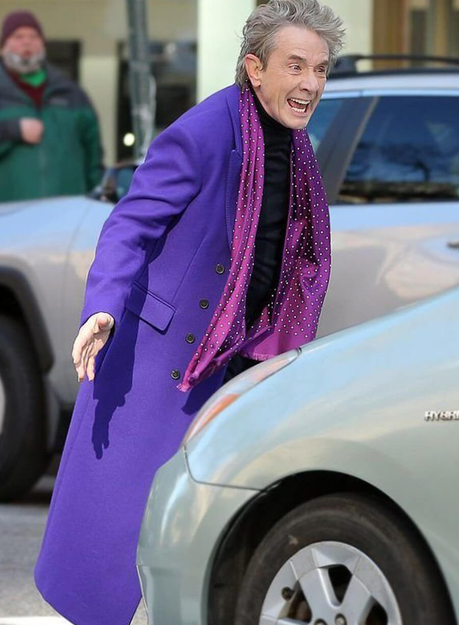 Harpoon Oliver Putnam Inspired Purple Coat - Only Murders in the Building Style