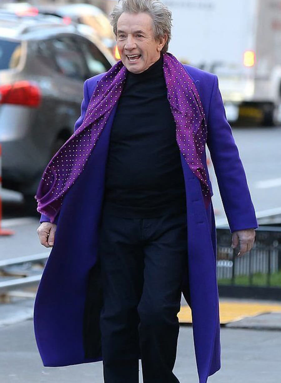 Harpoon Oliver Putnam Inspired Purple Coat - Only Murders in the Building Style