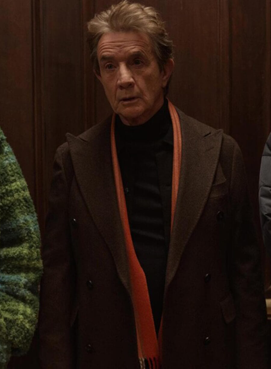 Harpoon Oliver Putnam Inspired Brown Coat - Only Murders in the Building S03 Style