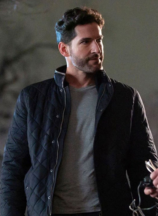 Harpoon Oliver Inspired Black Leather Jacket - Tell Me Lies Style