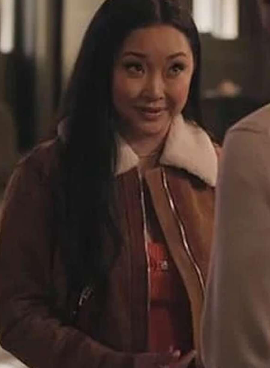 Harpoon Olivia Inspired Brown Leather Jacket - Abbott Elementary Style