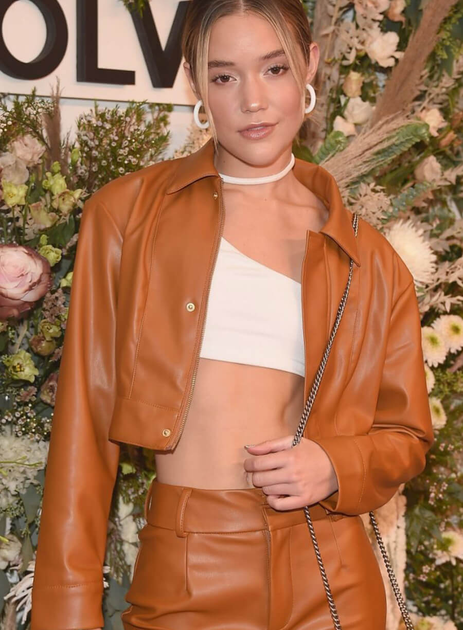 Harpoon Olivia Ponton Inspired Brown Leather Jacket