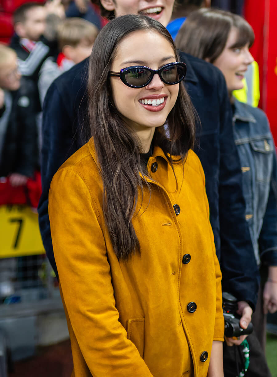 Harpoon Olivia Rodrigo Mustard Suede Inspired Mustard Leather Jacket