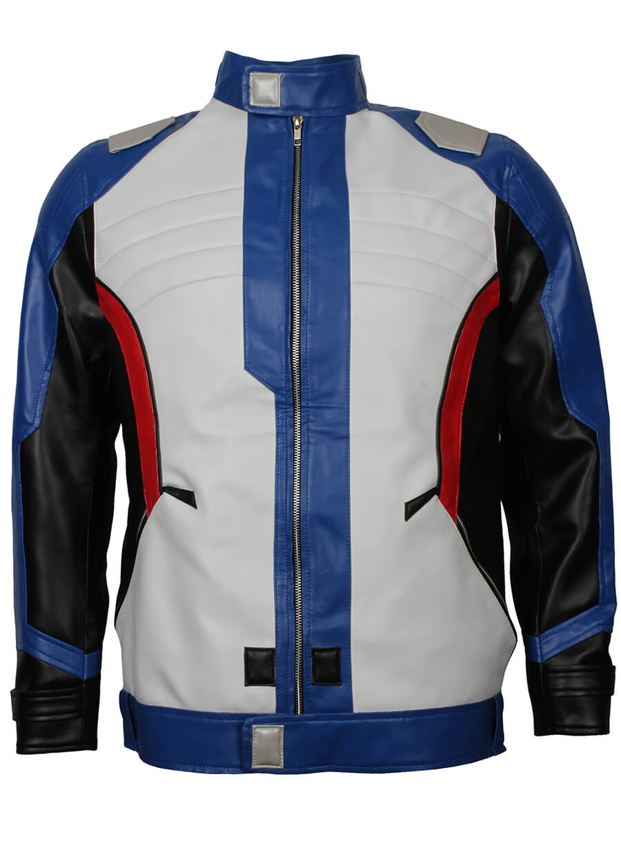 Harpoon Overwatch 76 Soldier Inspired Multi Color Faux Leather / Real Leather Leather Jacket