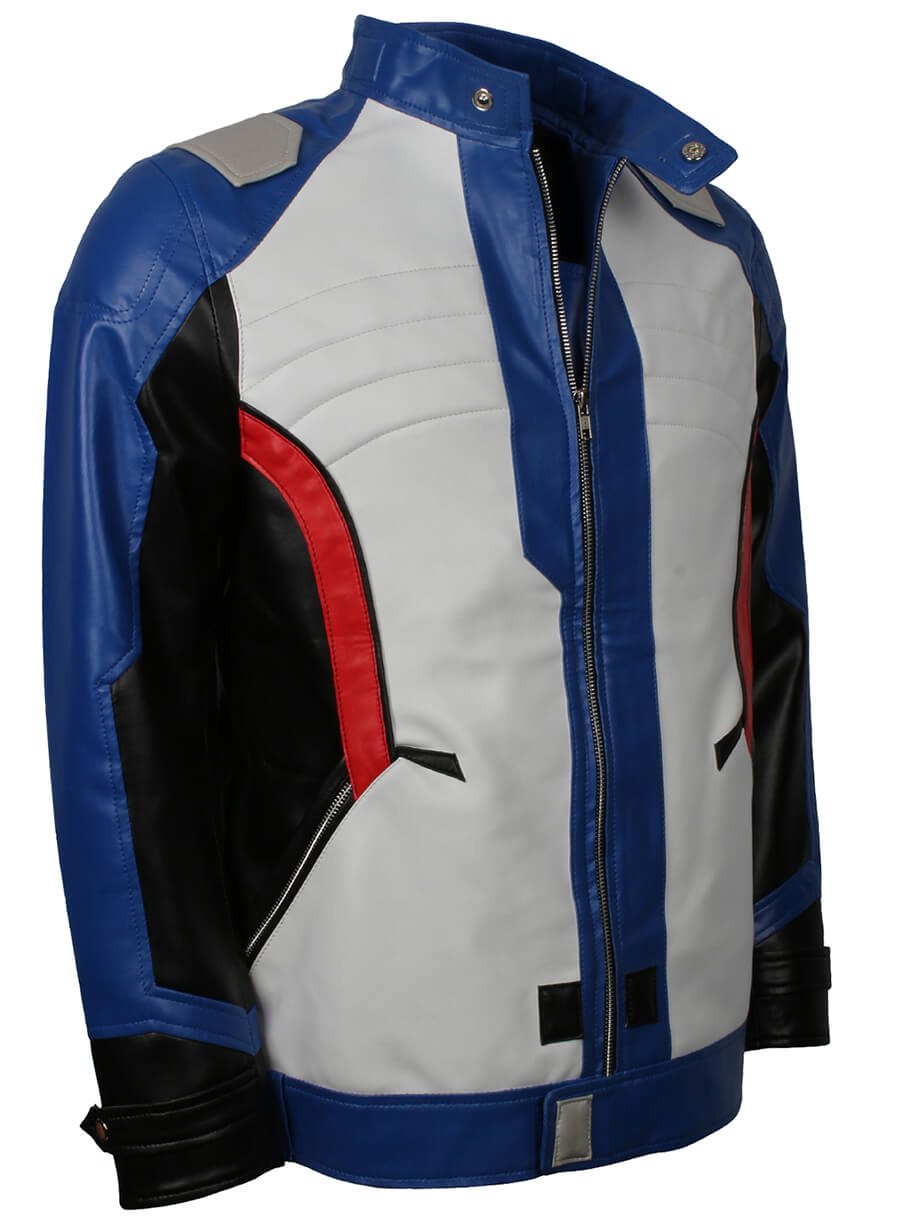 Harpoon Overwatch 76 Soldier Inspired Multi Color Faux Leather / Real Leather Leather Jacket