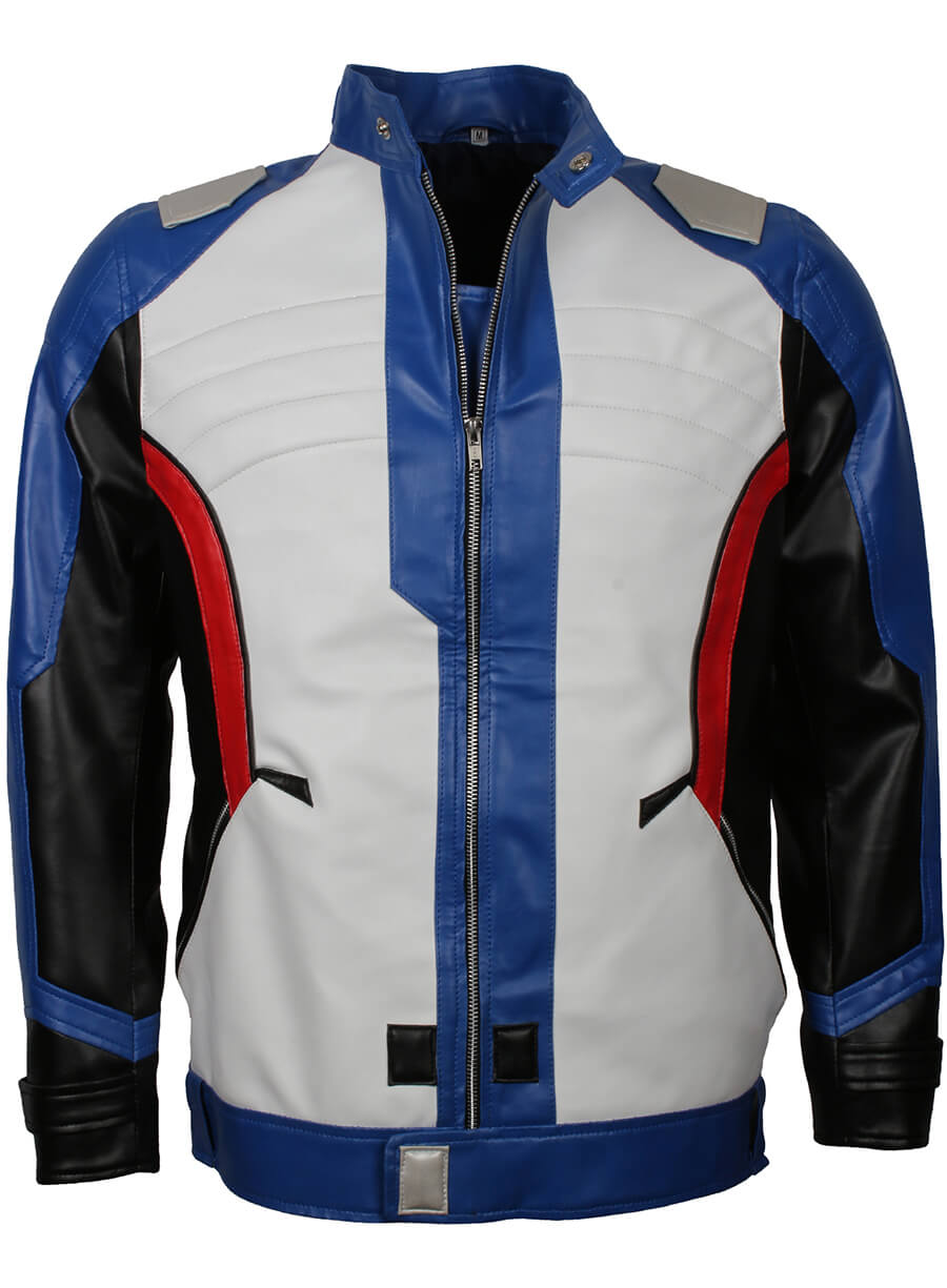Harpoon Overwatch 76 Soldier Inspired Multi Color Faux Leather / Real Leather Leather Jacket