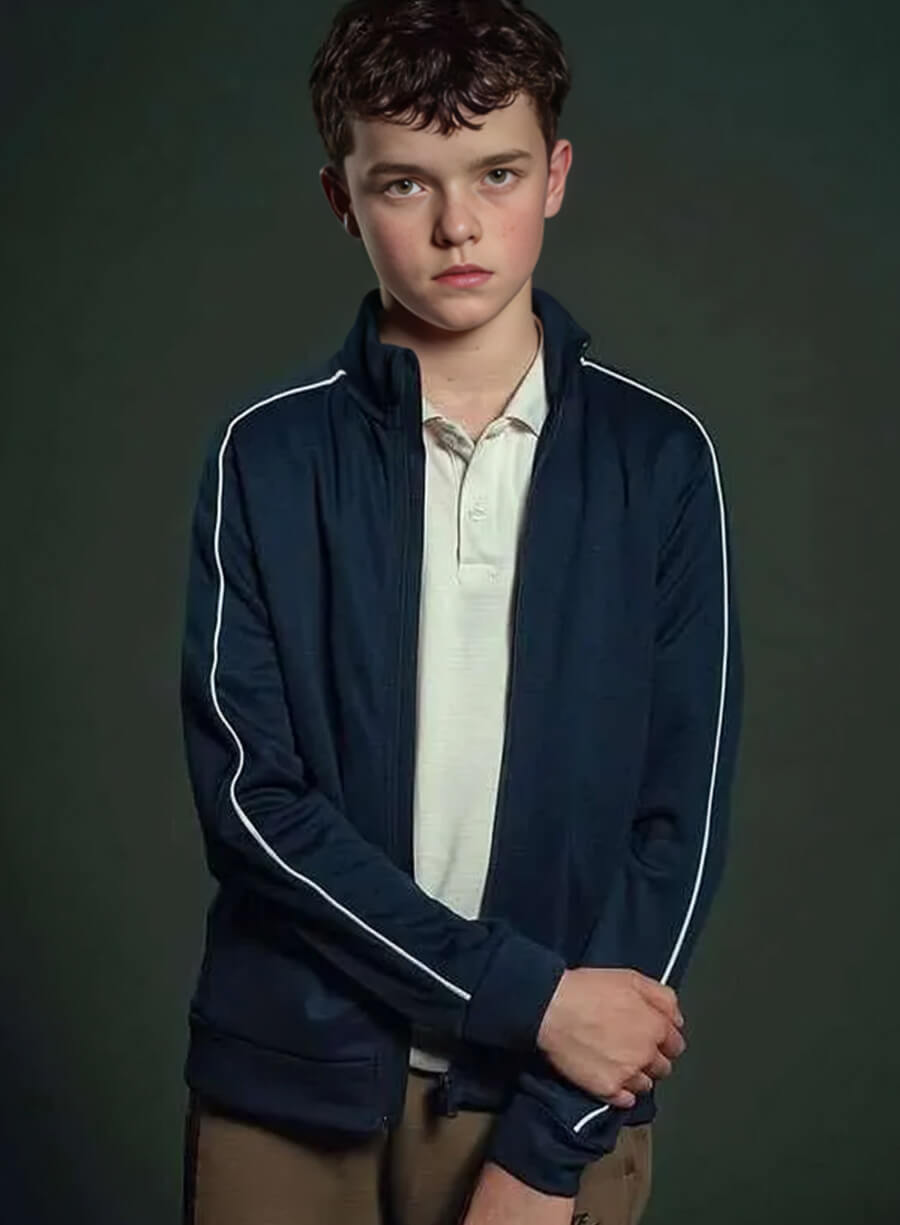Harpoon Jamie Miller Inspired Black Leather Jacket - Adolescence 2025 Style