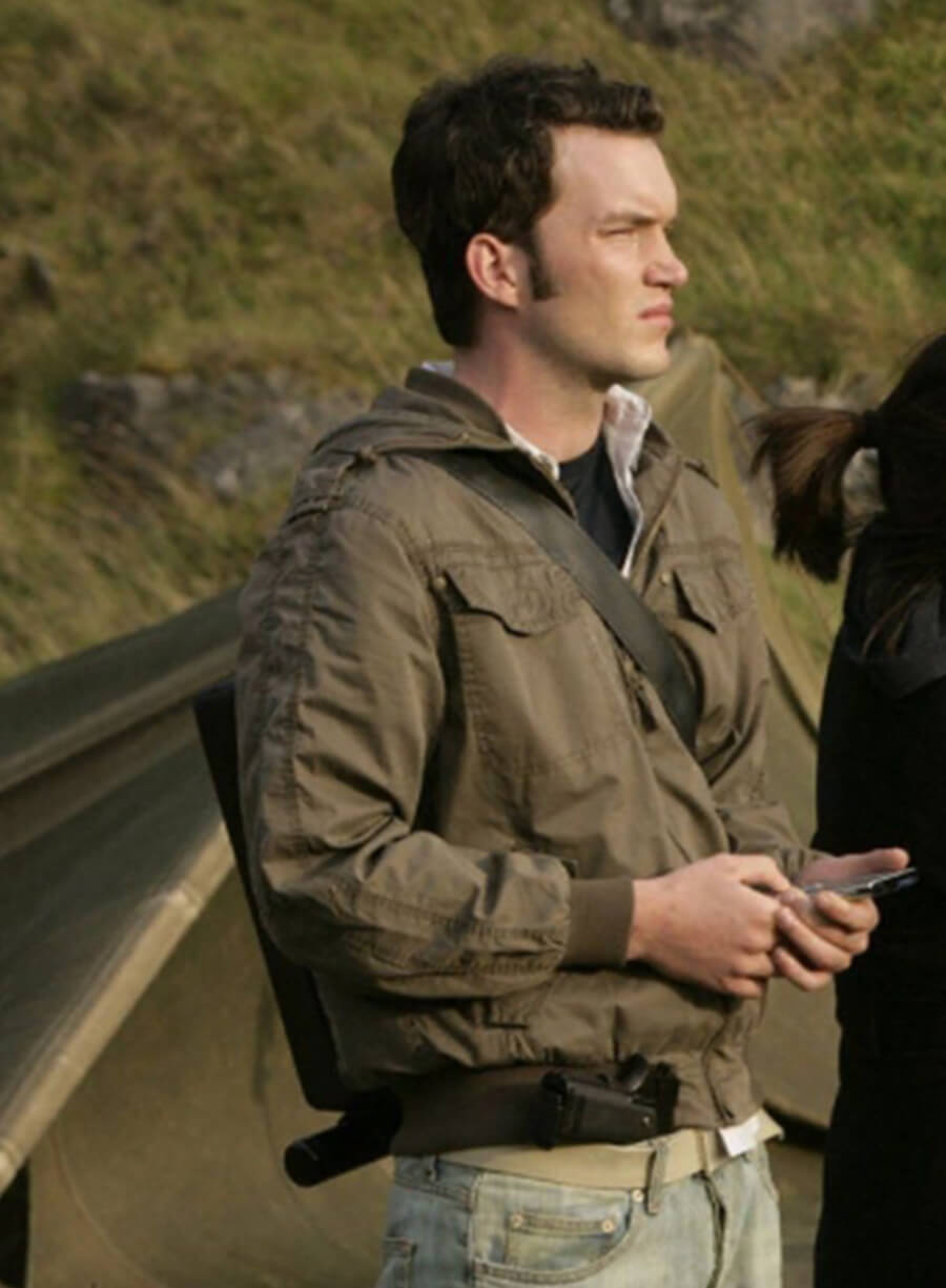 Harpoon Owen Harper Inspired Brown Hooded Jacket - Torchwood Style