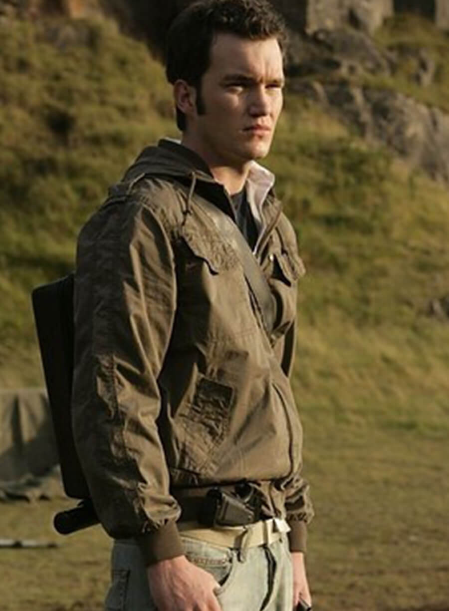 Harpoon Owen Harper Inspired Brown Hooded Jacket - Torchwood Style