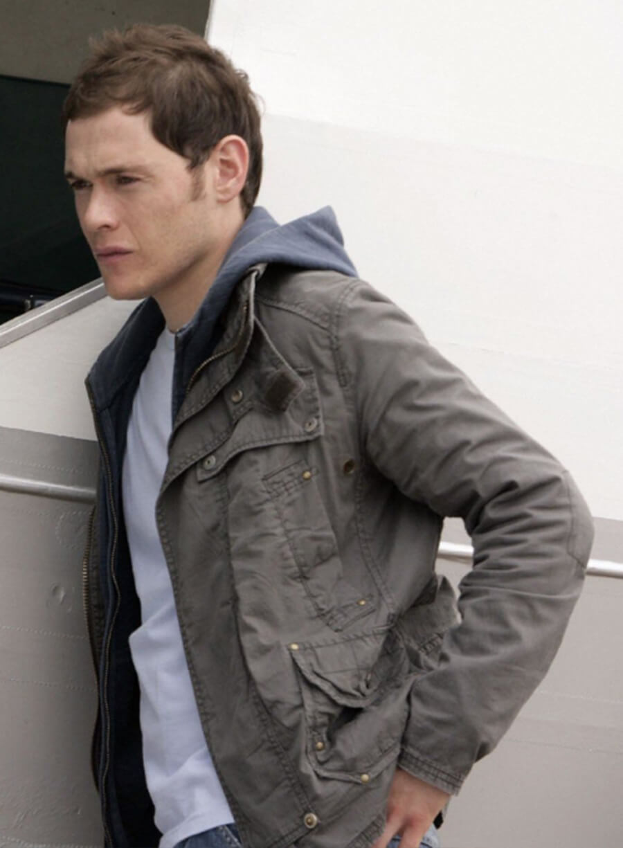 Harpoon Owen Harper Inspired Grey Cotton Jacket - Torchwood Style