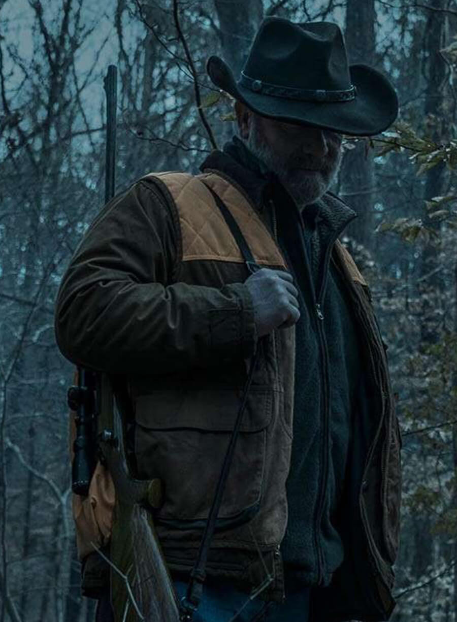 Harpoon Martin Byrde Inspired Orange and Brown Fabric Cotton Jacket - Ozark TV Series Style