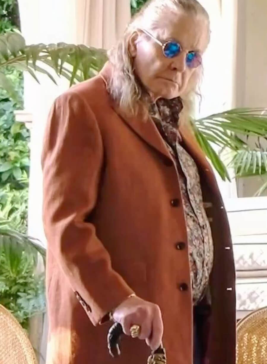 Harpoon Ozzy Osbourne Inspired Brown Wool Coat