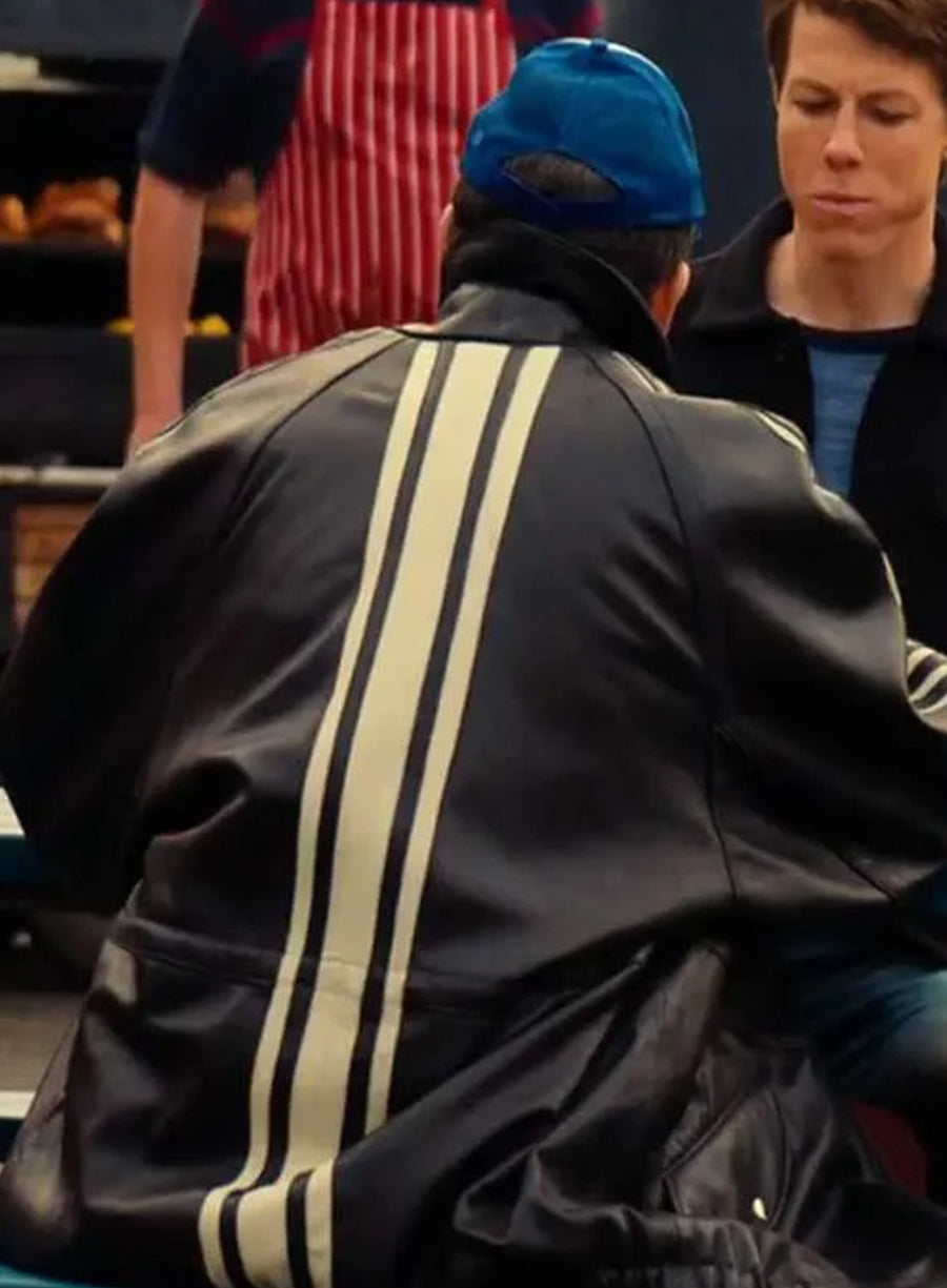 Harpoon Deck Shifflet Inspired Black Leather Jacket - The Rainmaker Style