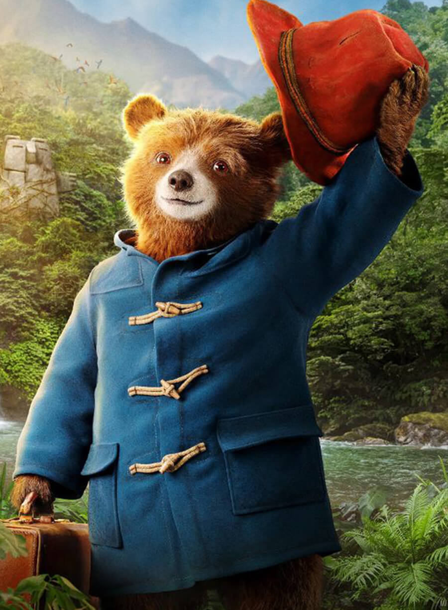 Harpoon Paddington in Peru Inspired Blue Hooded Jacket