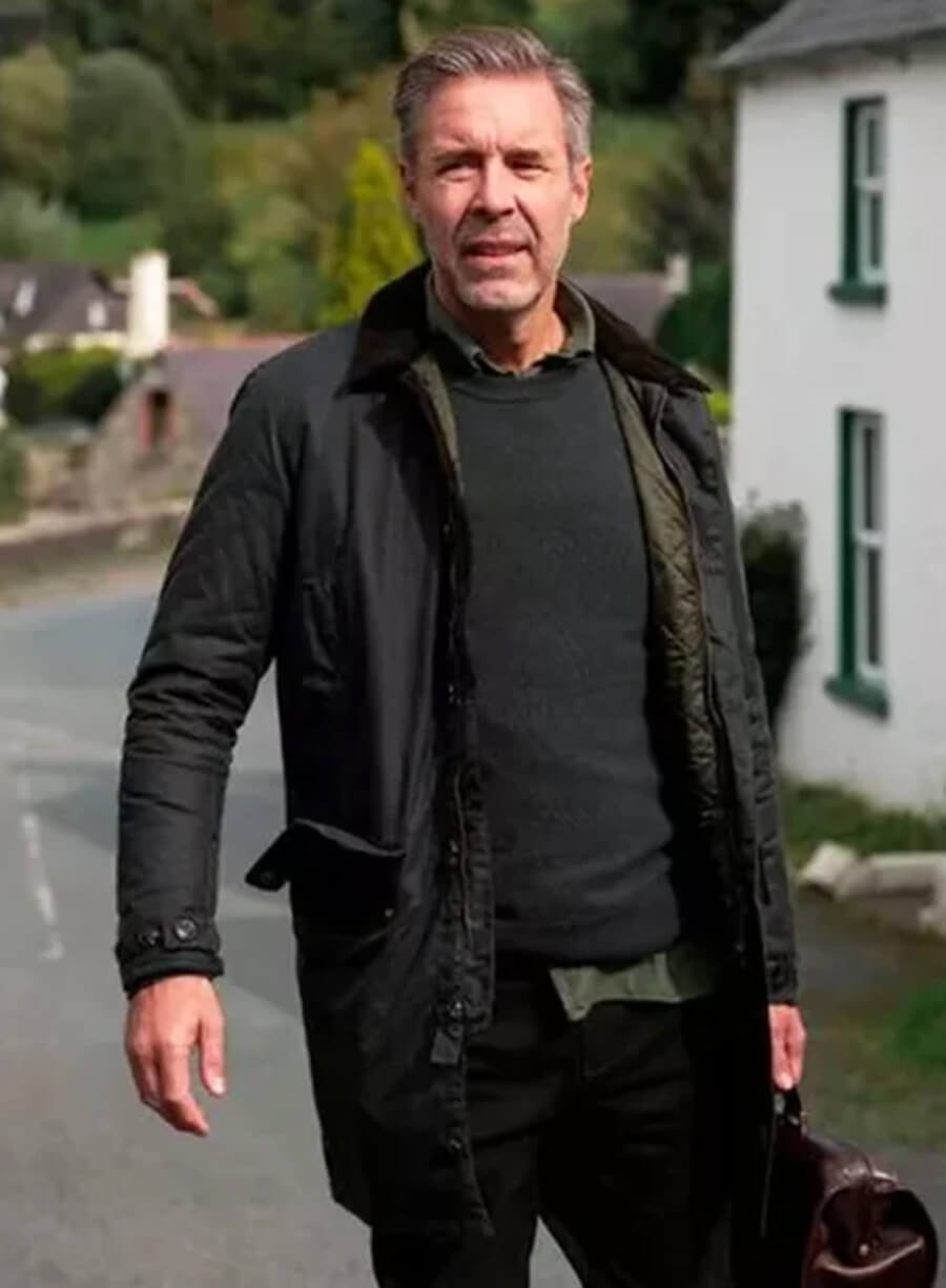 Harpoon Paddy Considine Inspired Black Cotton Polyester Cotton Jacket - Small Town Big Story Style