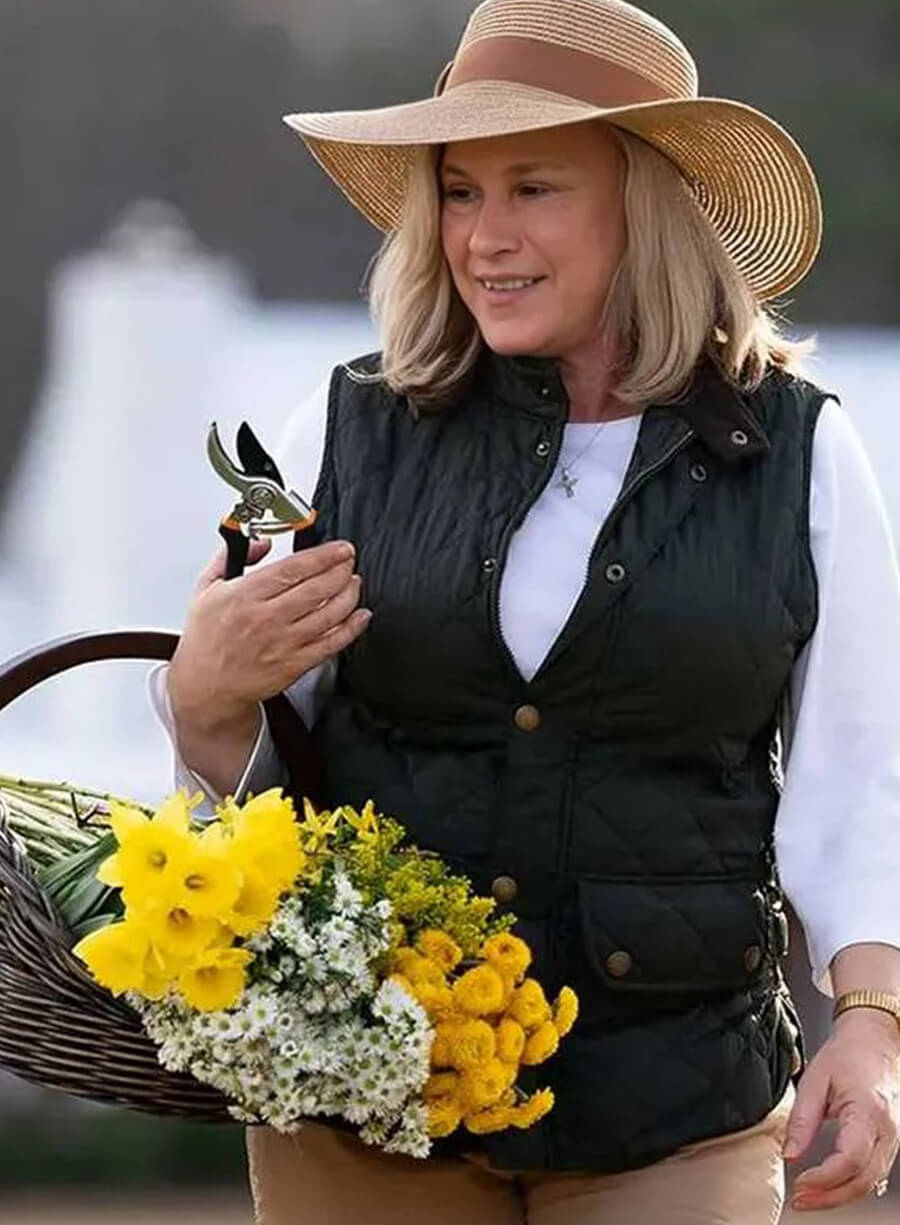 Harpoon Maggie Murdaugh Inspired Black Cotton Polyester Cotton Jacket - Murdaugh Death in the Family Style