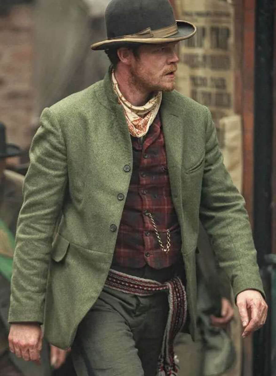Harpoon Patrick Cochrane Inspired Green Leather Jacket - House of Guinness 2025 Style
