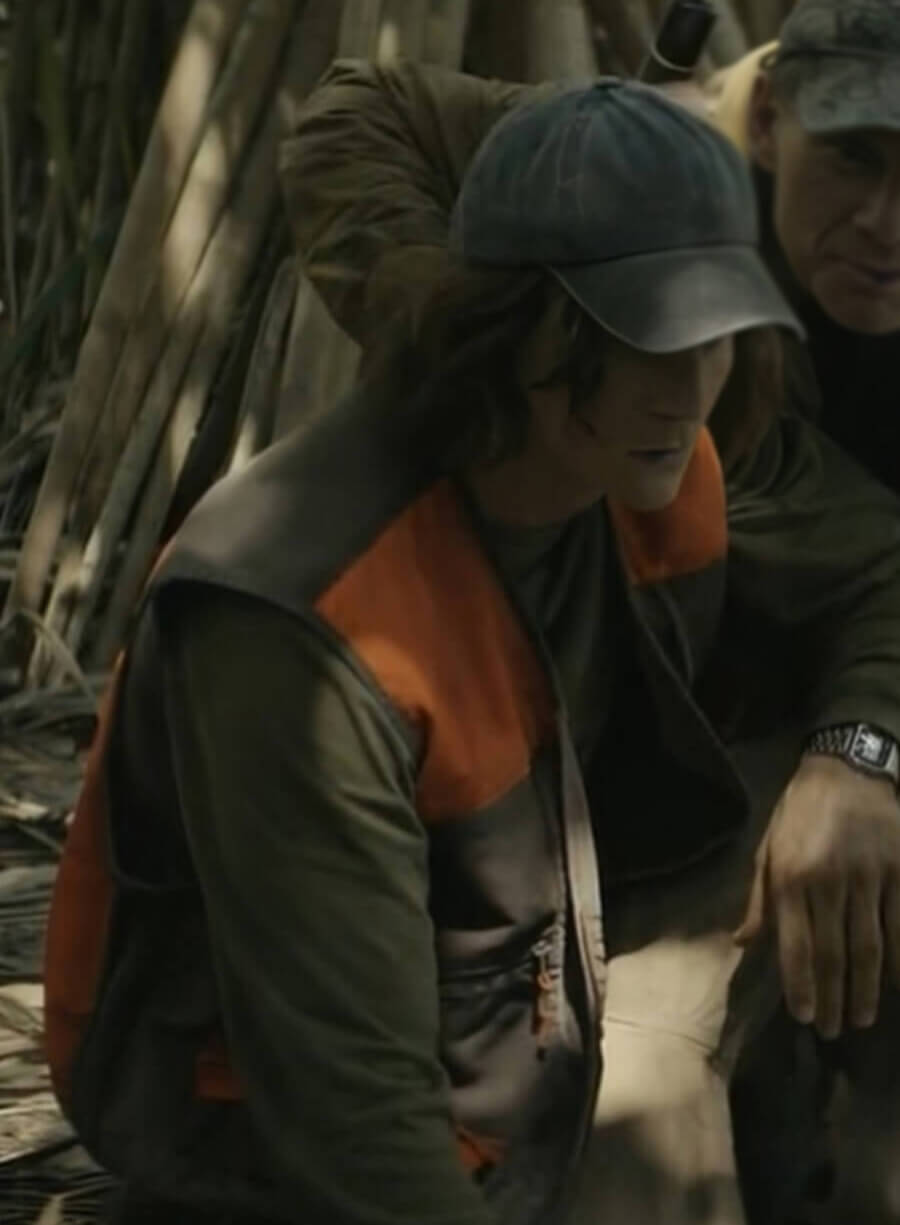 Harpoon Dexter Morgan Inspired Orange & Black Leather Jacket - Dexter: Original Sin S01 Style