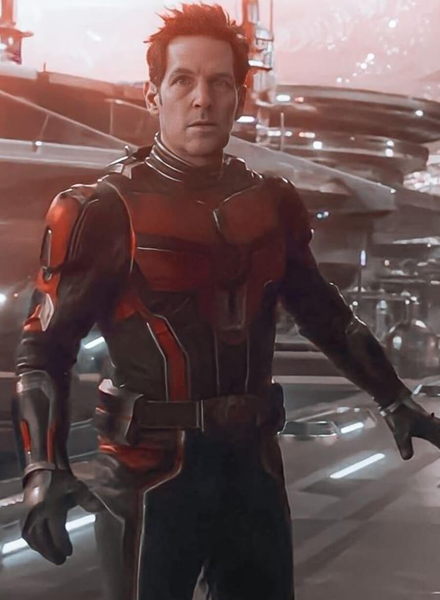 Harpoon Scott Lang Inspired Red and Black Costume Jacket - Ant-Man and the Wasp Style