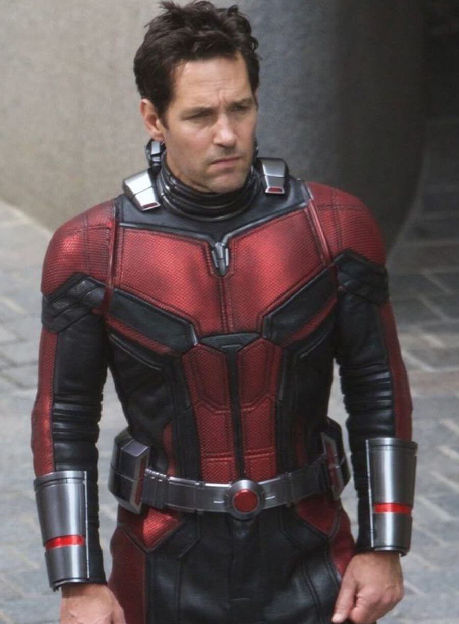 Harpoon Scott Lang Inspired Red and Black Costume Jacket - Ant-Man and the Wasp Style