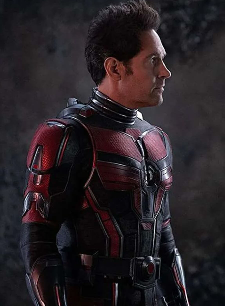 Harpoon Scott Lang Inspired Red and Black Costume Jacket - Ant-Man and the Wasp Style