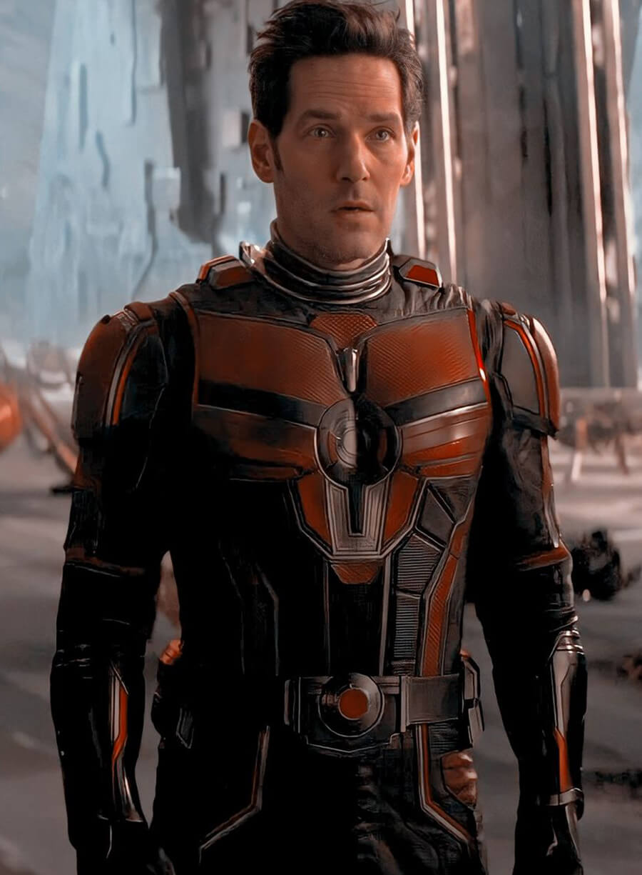 Harpoon Scott Lang Inspired Red and Black Costume Jacket - Ant-Man and the Wasp Style