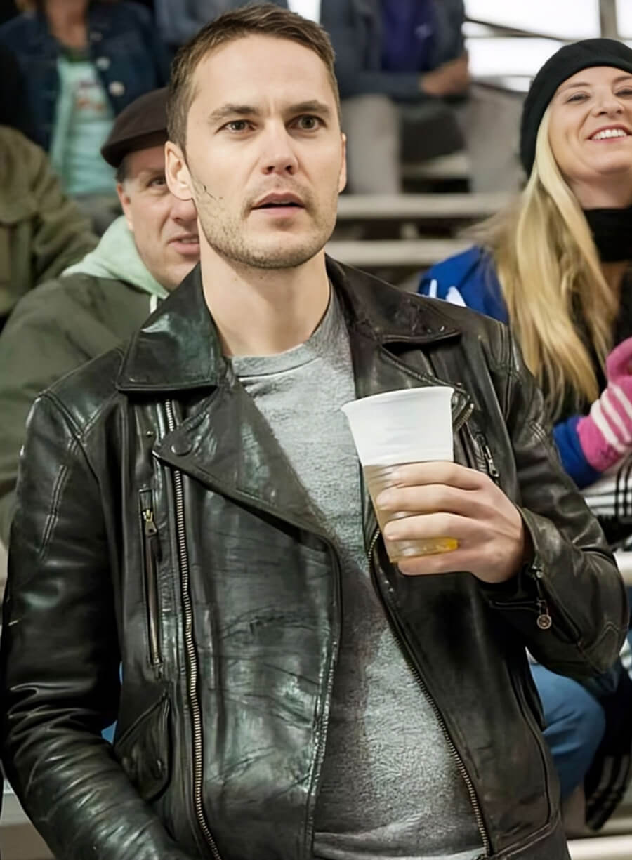 Harpoon Paul Woodrugh Inspired Black Real Leather Leather Jacket - True Detective Style