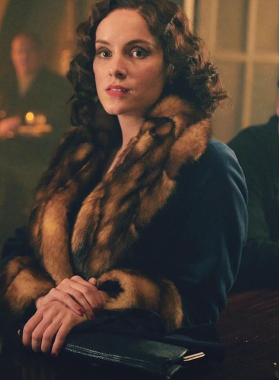 Harpoon Ada Shelby Inspired Blue Coat - Peaky Blinders Style