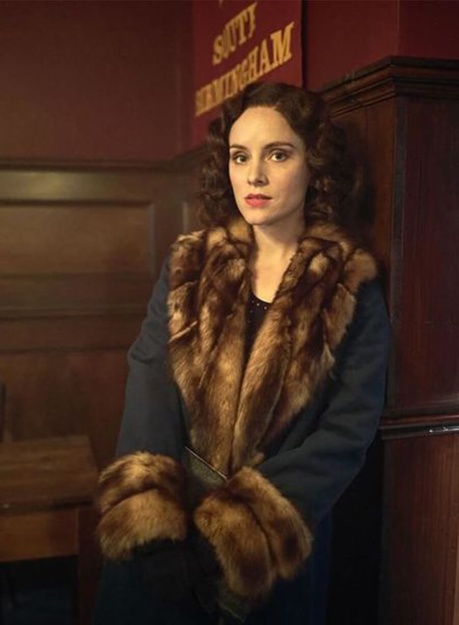 Harpoon Ada Shelby Inspired Blue Coat - Peaky Blinders Style