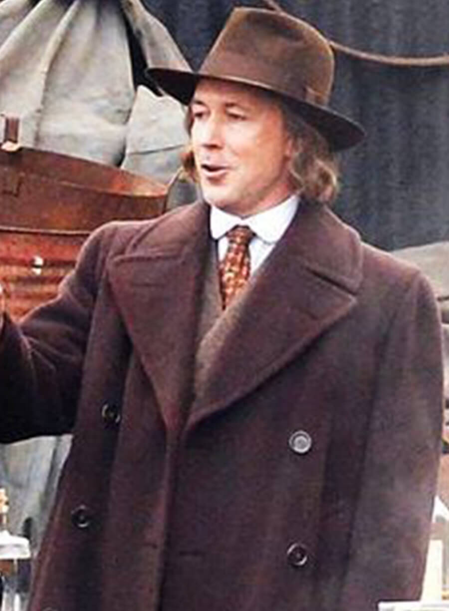 Harpoon Aberama Gold Inspired Maroon Coat - Peaky Blinders Style