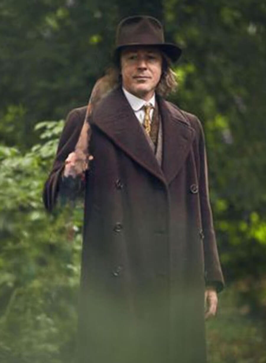 Harpoon Aberama Gold Inspired Maroon Coat - Peaky Blinders Style