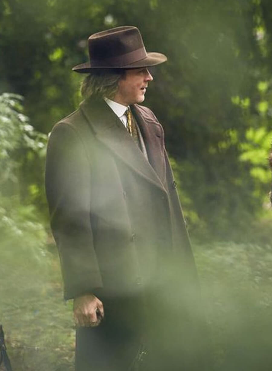 Harpoon Aberama Gold Inspired Maroon Coat - Peaky Blinders Style