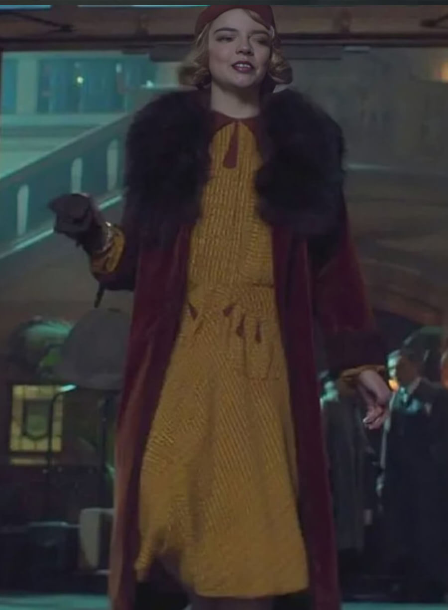 Harpoon Gina Gray Inspired Red Coat - Peaky Blinders Style