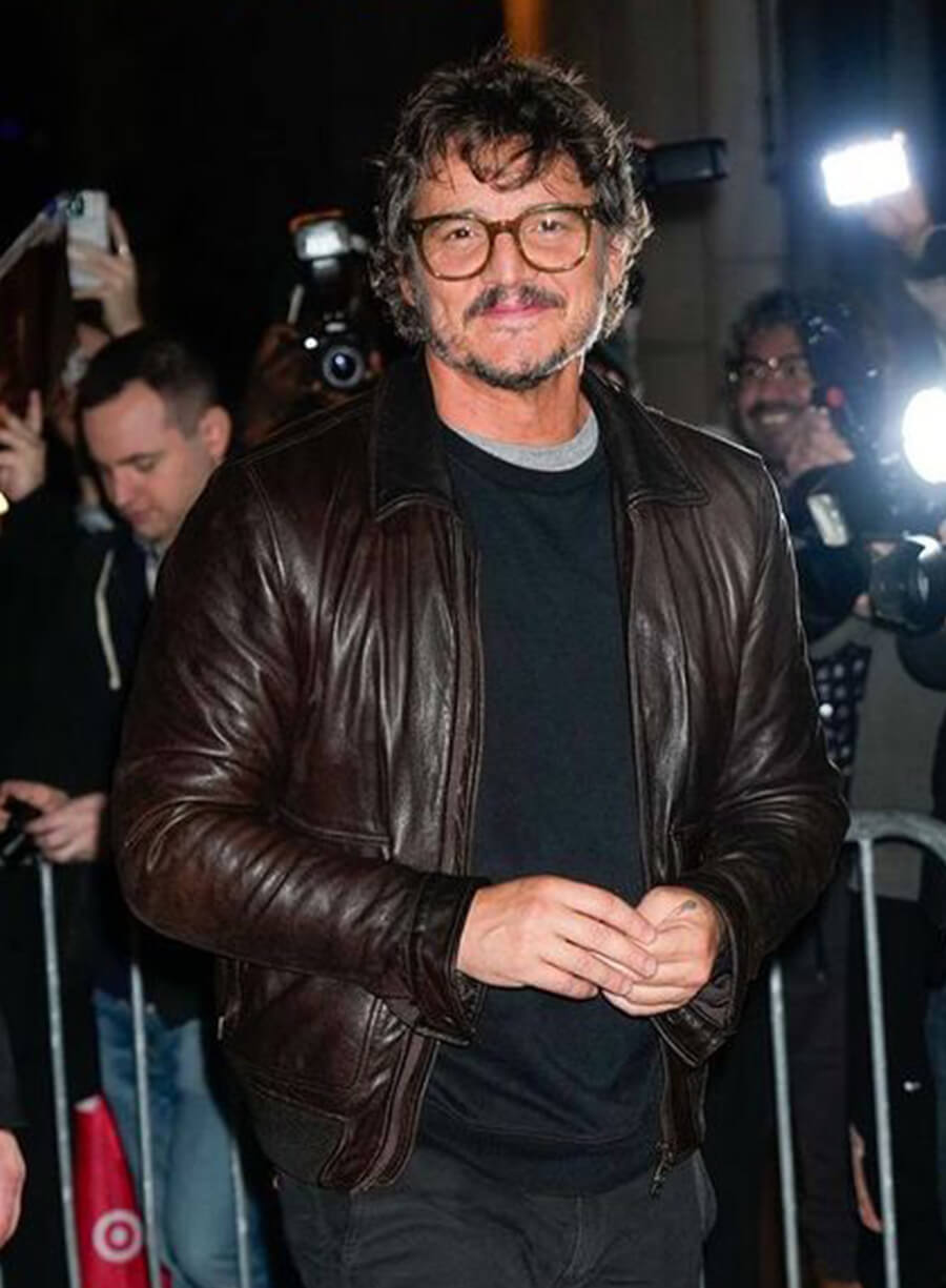 Harpoon Pedro Pascal Inspired Brown Leather Jacket