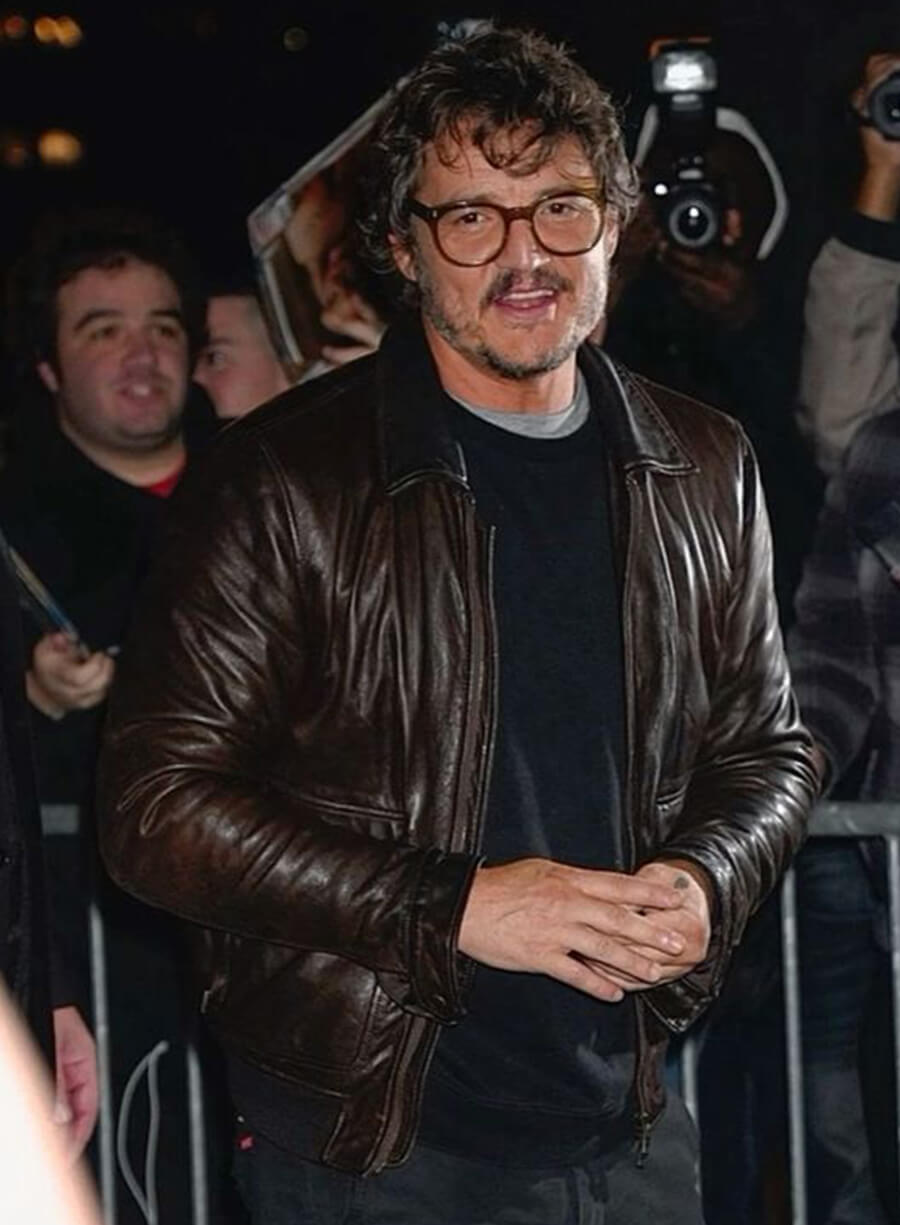 Harpoon Pedro Pascal Inspired Brown Leather Jacket