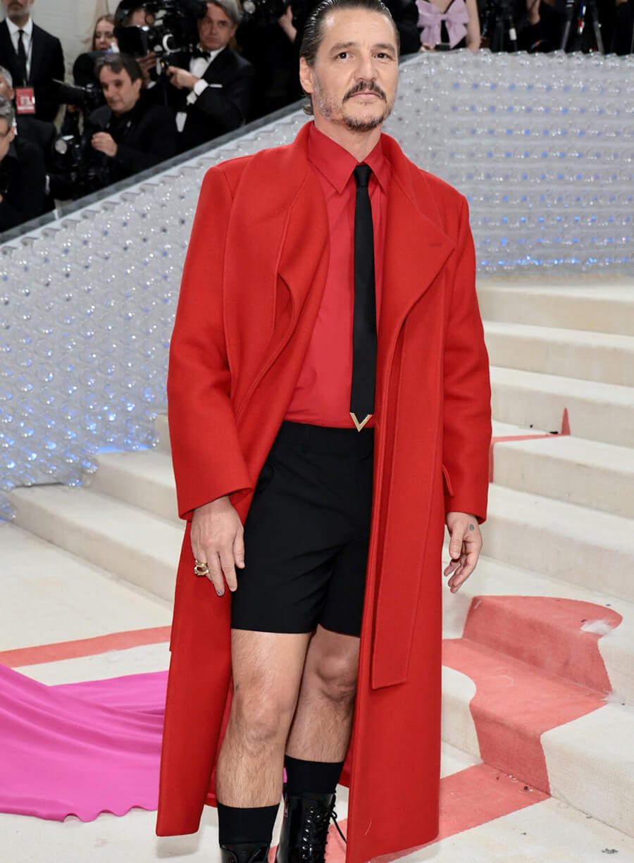 Harpoon Pedro Pascal Met Gala Inspired Red Coat
