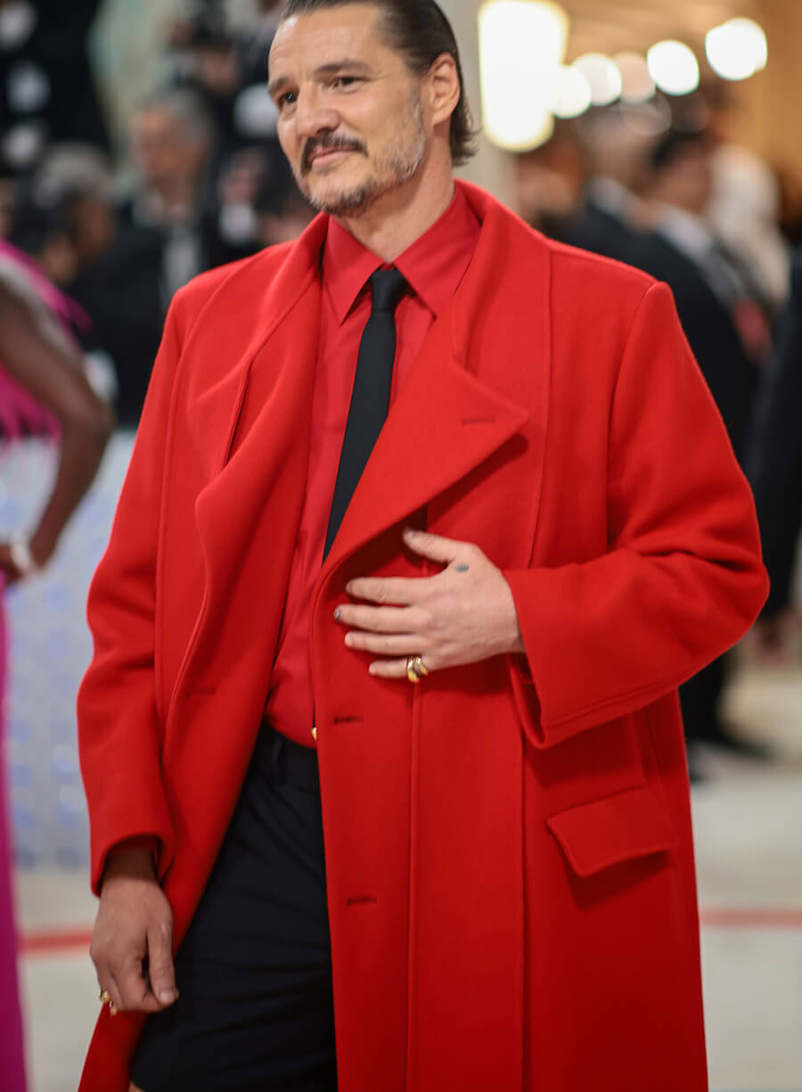 Harpoon Pedro Pascal Met Gala Inspired Red Coat