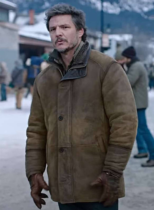 Harpoon Joel Miller Inspired Brown Real Leather Leather Jacket - The Last of Us Style