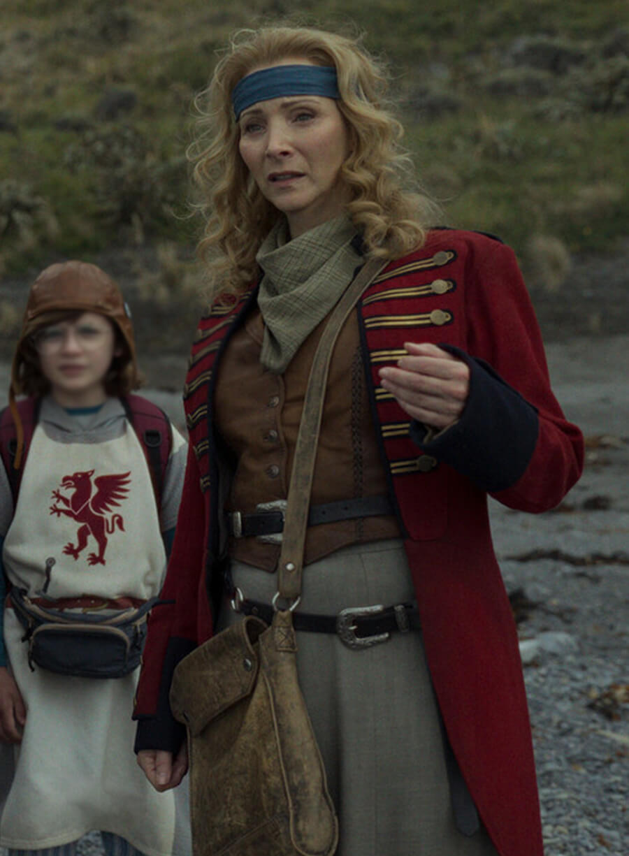 Harpoon Penelope Inspired Red Coat - Time Bandits 2024 Style