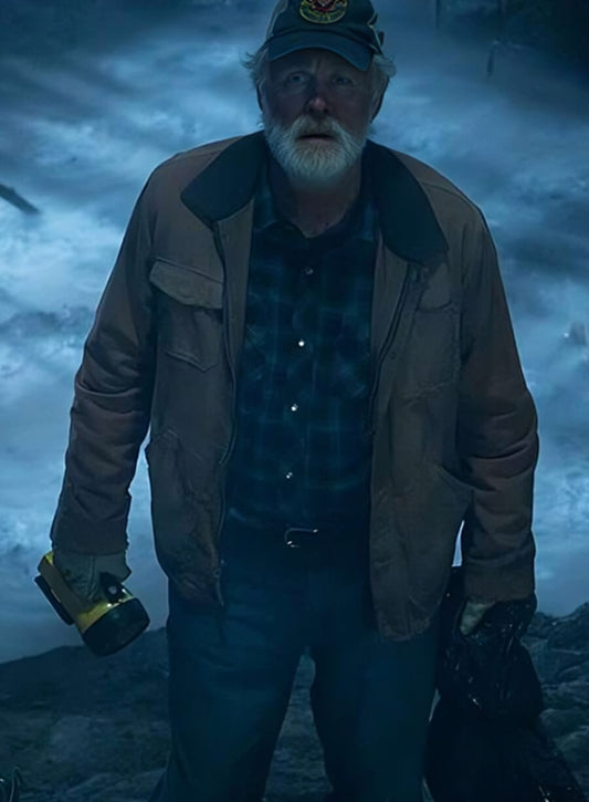 Harpoon Jud Crandall Inspired Black Cotton Fabric Cotton Jacket - Pet Sematary Style