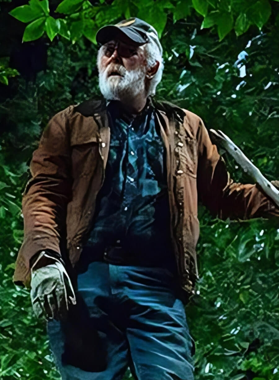 Harpoon Jud Crandall Inspired Black Cotton Fabric Cotton Jacket - Pet Sematary Style