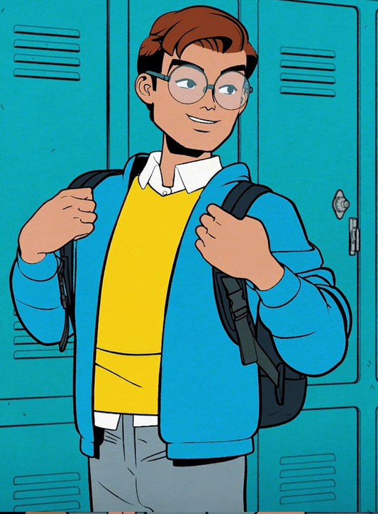 Harpoon Hudson Thames Inspired Blue Hooded Jacket - Your Friendly Neighborhood Spider-Man Style
