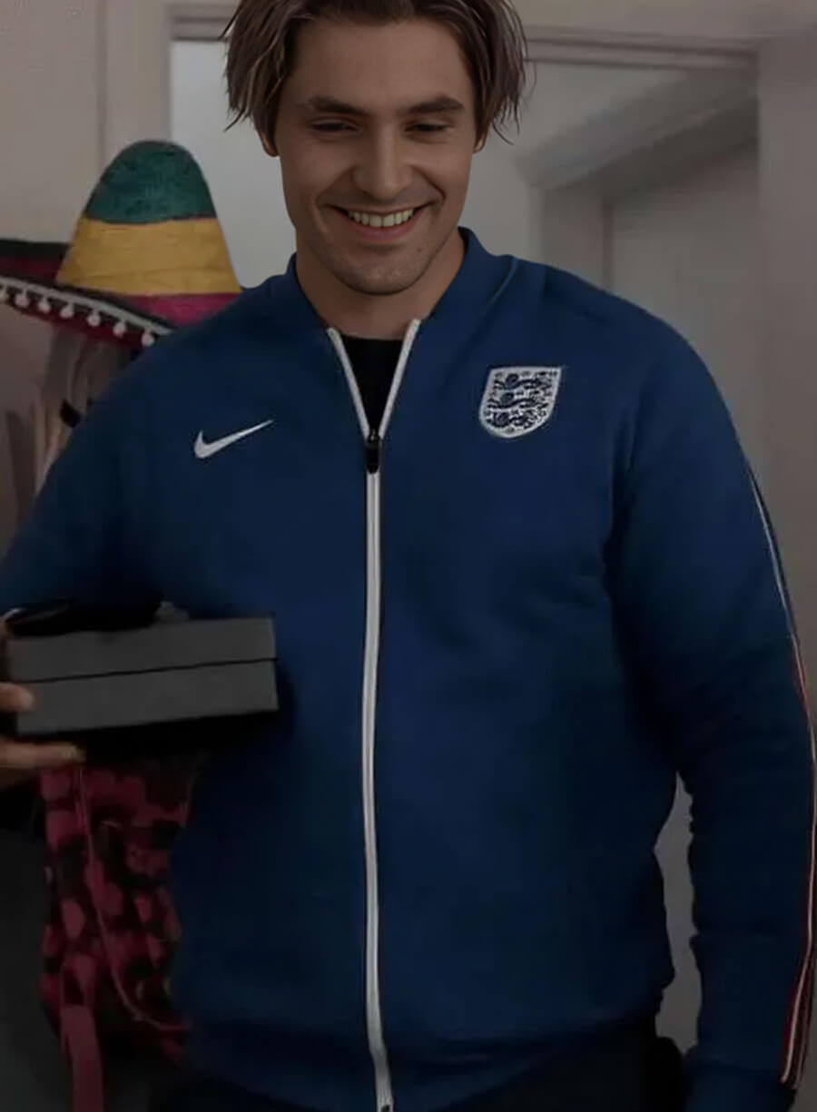 Harpoon Jamie Tartt Inspired Blue Bomber Jacket - Ted Lasso S03 Style