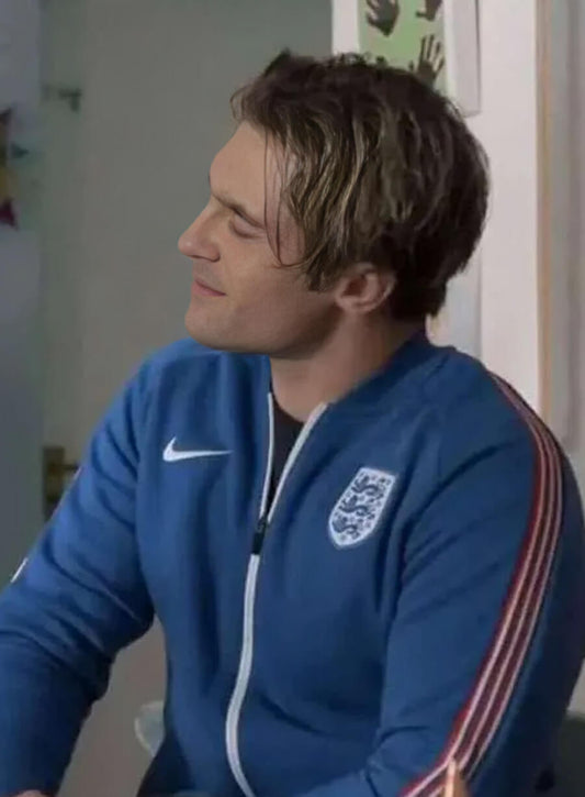 Harpoon Jamie Tartt Inspired Blue Bomber Jacket - Ted Lasso S03 Style