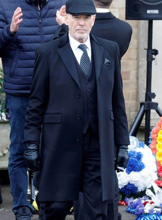 Harpoon Conrad Harrigan Inspired Black Coat - MobLand Style